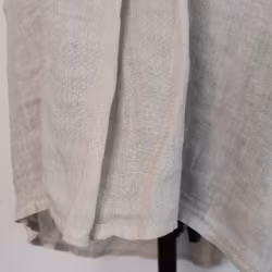 Linneskjorta med knappar BEIGE