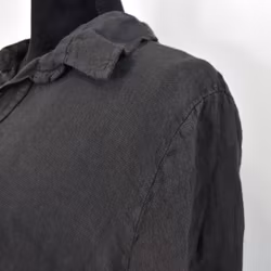 Skjortklänning med fickor ANTRACIT