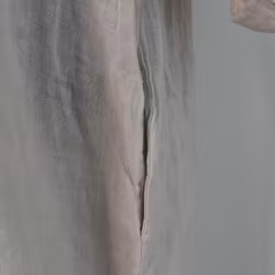 Skjortklänning med fickor BEIGE