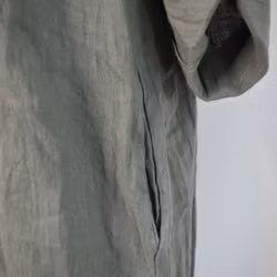 Skjortklänning med fickor KAKI