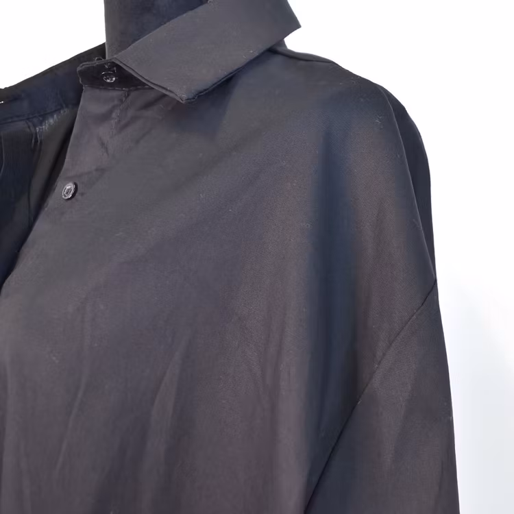 Storskjorta Bomull SVART