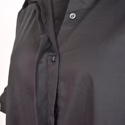 Storskjorta Bomull SVART