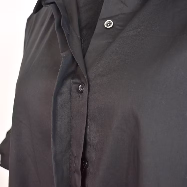 Storskjorta Bomull SVART