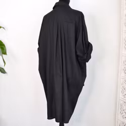 Storskjorta Bomull SVART