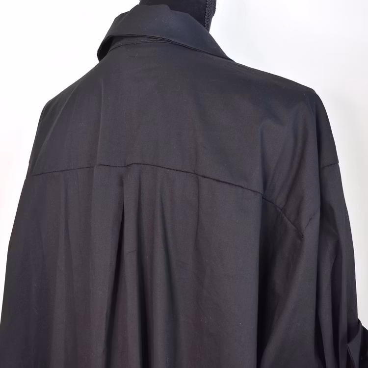 Storskjorta Bomull SVART