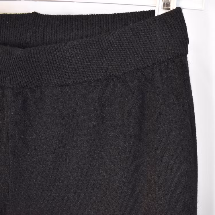Finstickade leggings Timea SVART - Mix By Heart
