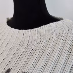 Set Stickad Tröja & Kjol GRÅ
