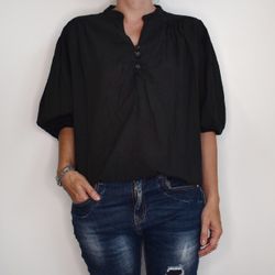 Blus Zara SVART - Nowomanslabel