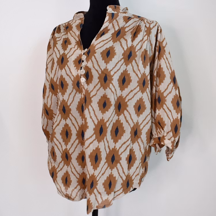 Blus Zara Inka BRUN - Nowomanslabel
