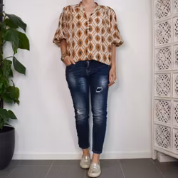 Blus Zara Inka BRUN - Nowomanslabel