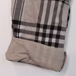 Stretchig Byxa Storrutig BEIGE - Stajl Agenturer