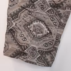 Mönstrad Byxa Med Spets TAUPE