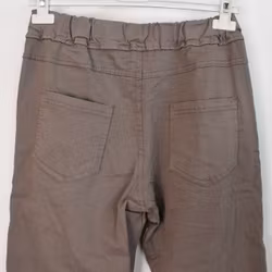 Stretchig Byxa med Spets TAUPE