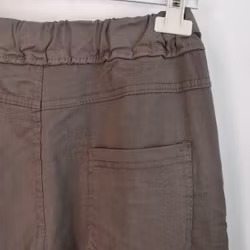 Stretchig Byxa med Spets TAUPE