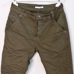 Jeans med revär KAKI - Place du Jour