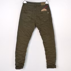 Jeans med revär KAKI - Place du Jour