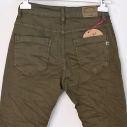 Jeans med revär KAKI - Place du Jour