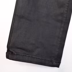 Jeans Vaxade med dekorativa knappar SVART - Place du Jour