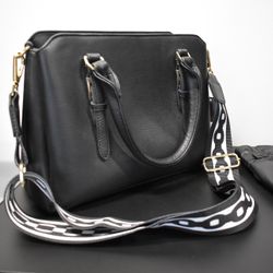 Axelrem Chain SVART/VIT