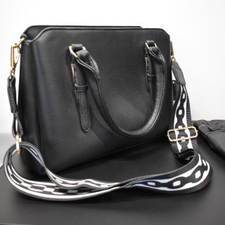 Axelrem Chain SVART/VIT