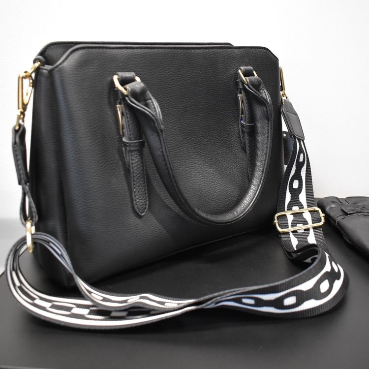 Axelrem Chain SVART/VIT