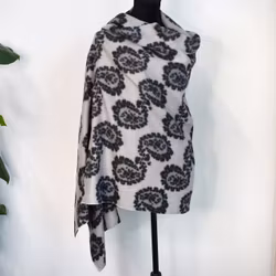 Halsduk Mönstrad GRÅ