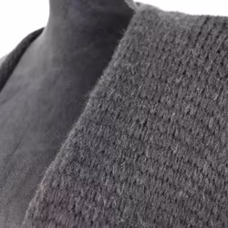 Stickad Kofta Over Sized SVART