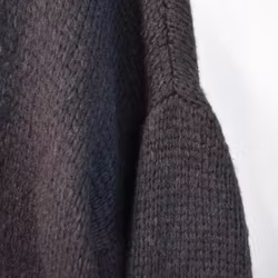 Stickad Kofta Over Sized SVART