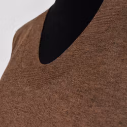 Finstickad klänning/tunika Lovi KAFFE - Mix By Heart