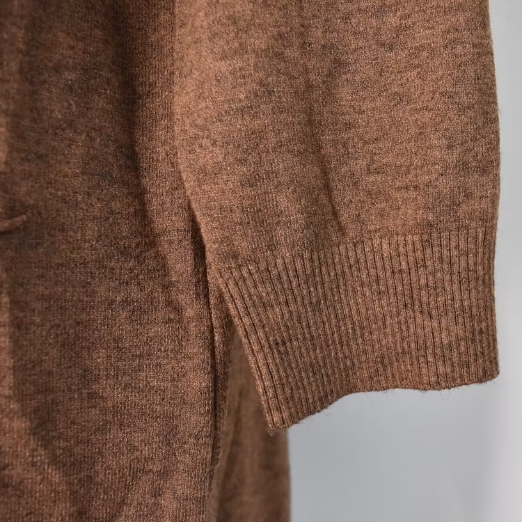 Finstickad klänning/tunika Lovi KAFFE - Mix By Heart