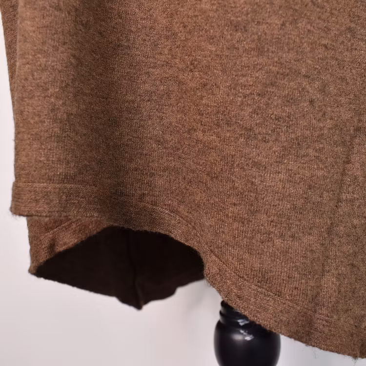 Finstickad klänning/tunika Lovi KAFFE - Mix By Heart