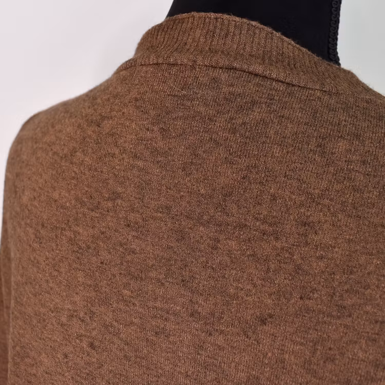 Finstickad klänning/tunika Lovi KAFFE - Mix By Heart