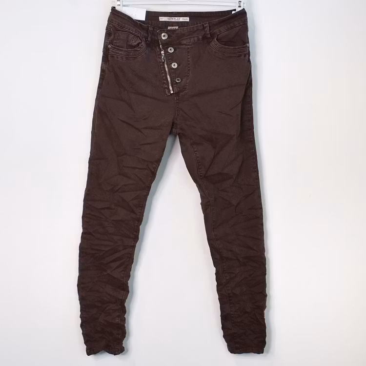 Jeans med knappar och gylf CHOCO - Newplay