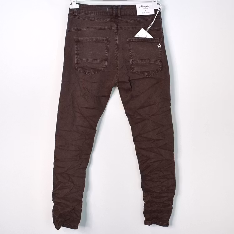 Jeans med knappar och gylf CHOCO - Newplay