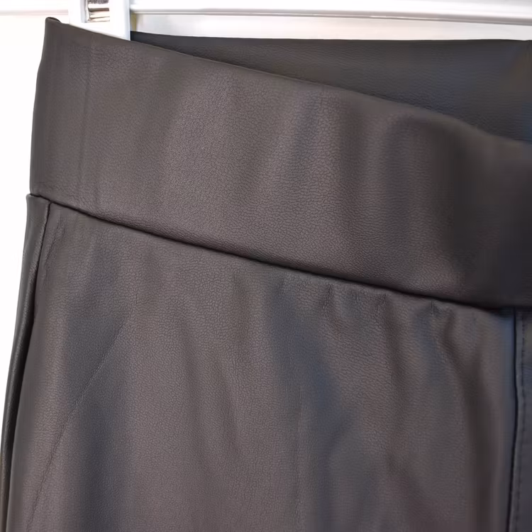 Leggings Konstskinn SVART