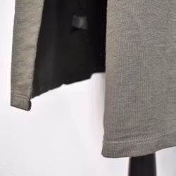 Bomullskofta med huva Peace KAKI