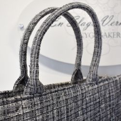 Shopper Quiltad GRÅ