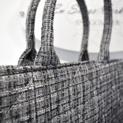 Shopper Quiltad GRÅ