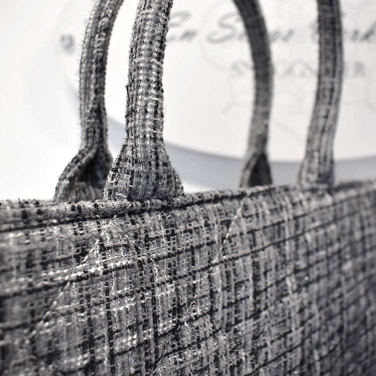 Shopper Quiltad GRÅ
