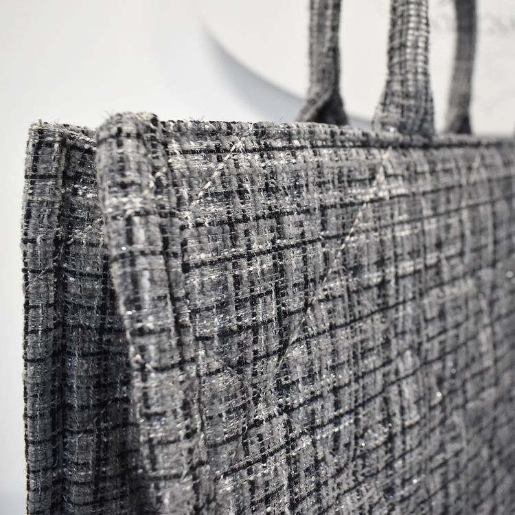 Shopper Quiltad GRÅ