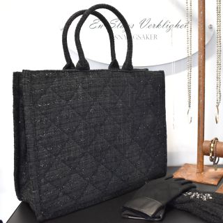 Shopper Quiltad SVART