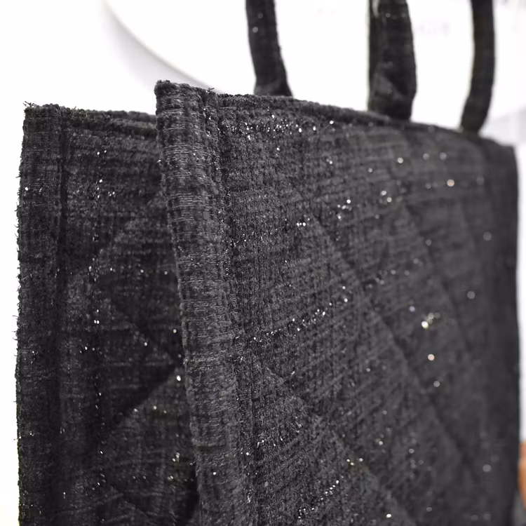 Shopper Quiltad SVART