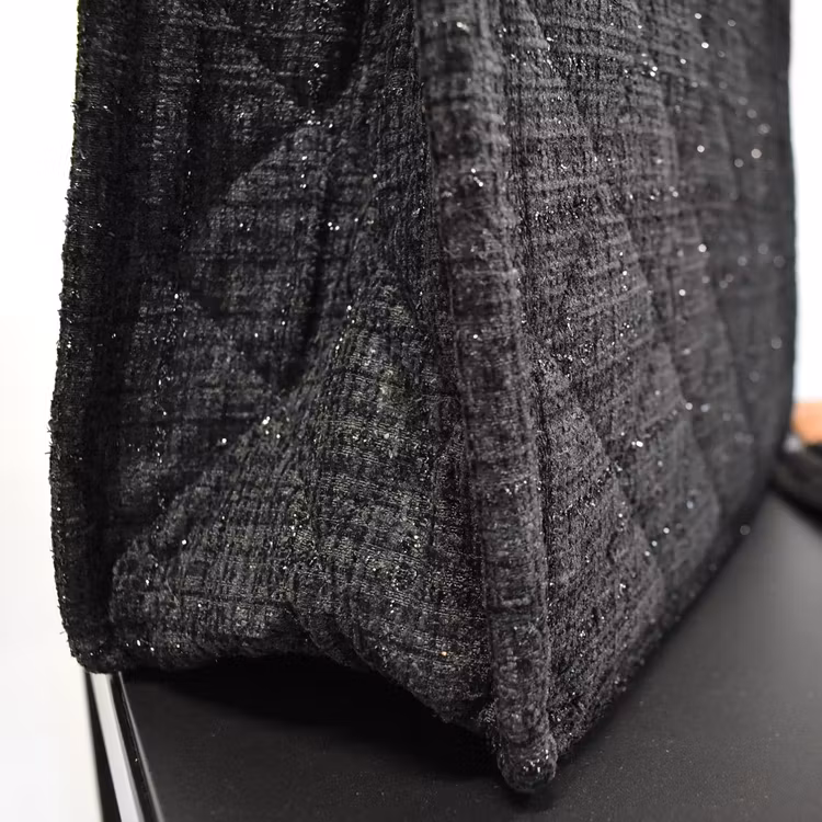 Shopper Quiltad SVART