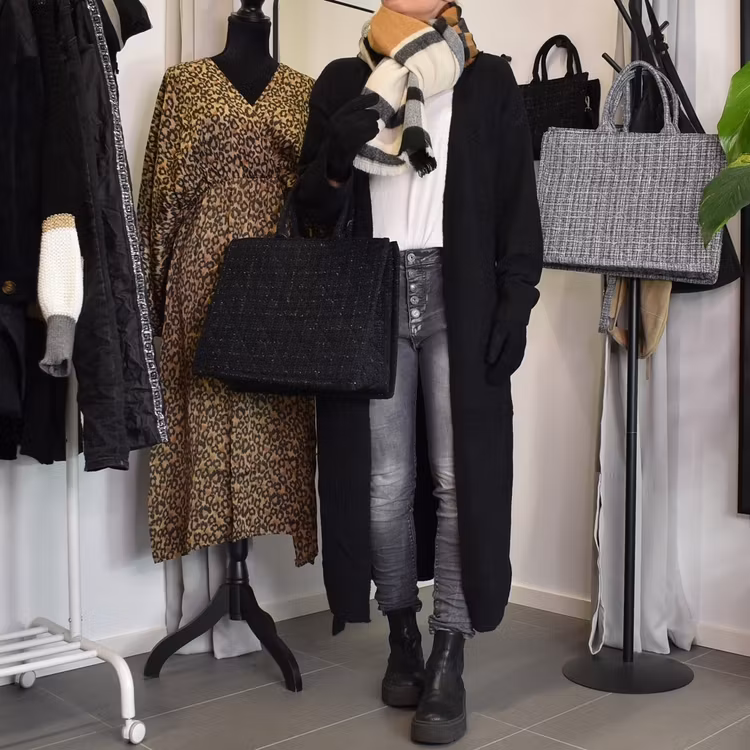 Shopper Quiltad SVART