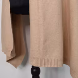 Finstickad halsduk BEIGE