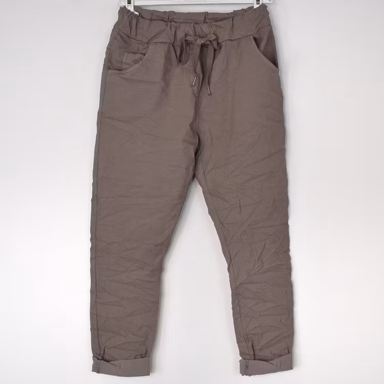 Stretchig Byxa TAUPE