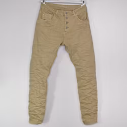 Jeans med knappar LJUS CAMEL - Place du Jour