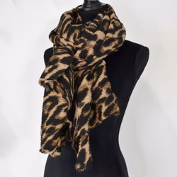 Sjal Plisserad Leo CAMEL