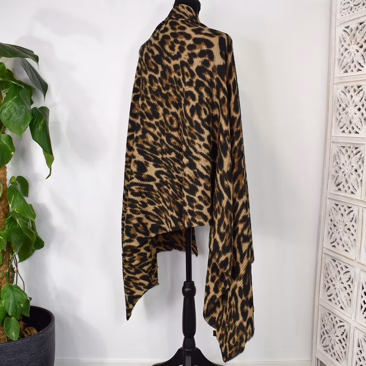 Sjal Plisserad Leo CAMEL