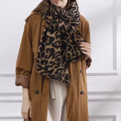 Sjal Plisserad Leo CAMEL